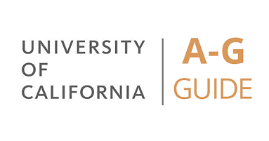 University of California A-G guide logo