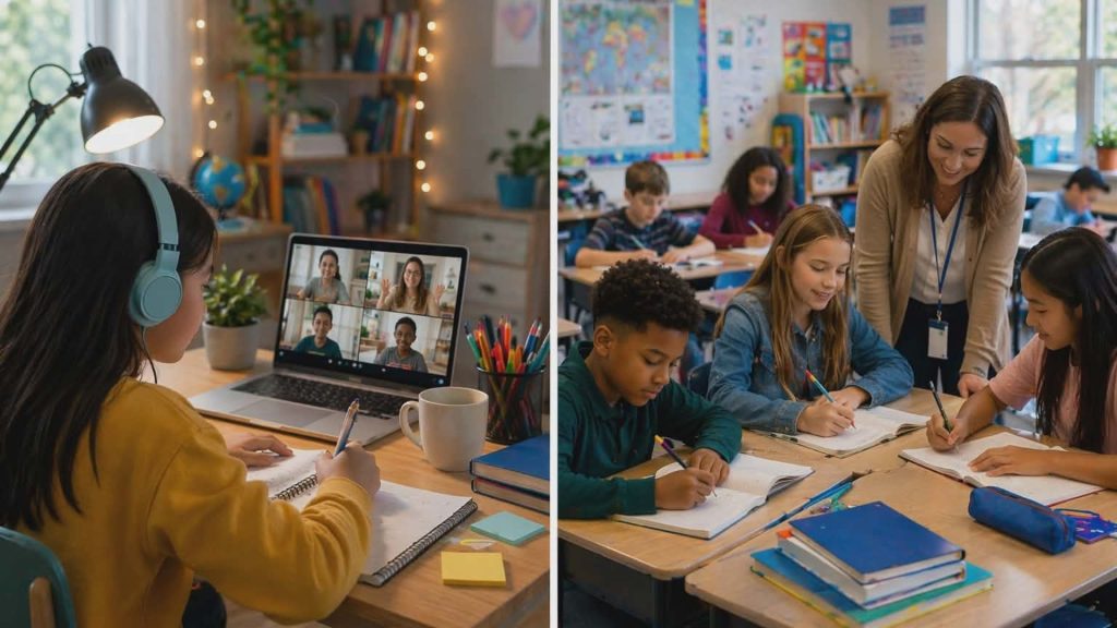 Online Learning vs In-Person Learning in Charter School: Which Is the Right Fit for Your Child?
